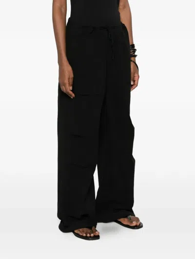 Entire Studios Drawstring Trousers In Black