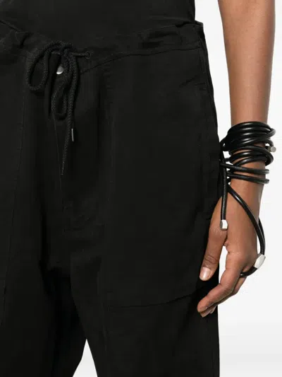 Entire Studios Drawstring Trousers In Black