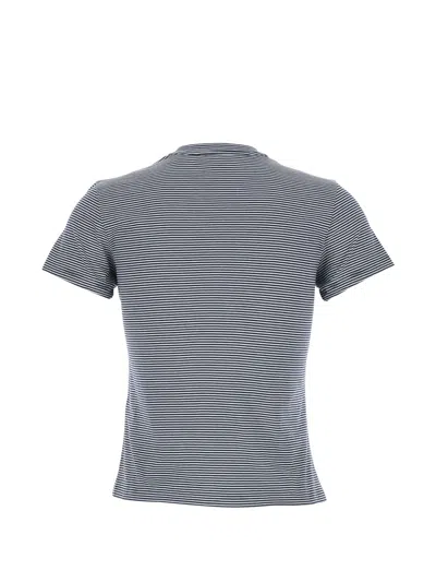 Frame Striped T-shirt In Blue