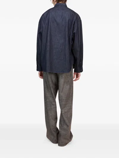 Acne Studios Patch Washed-black Jeans In Gray