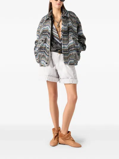 Missoni Zigzag-pattern Jacket In Multi