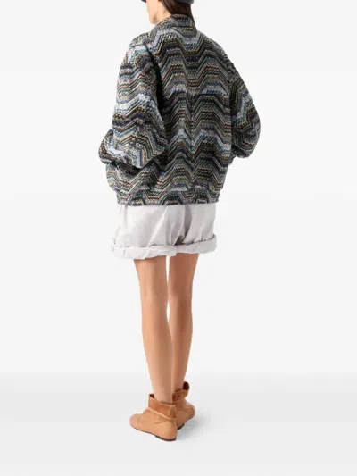 Missoni Zigzag-pattern Jacket In Multi