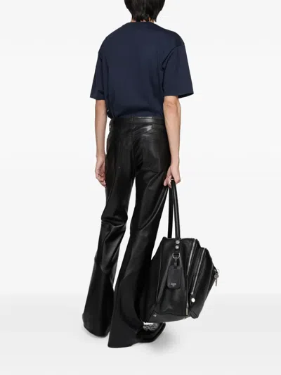 Acne Studios Logo T-shirt In Blue