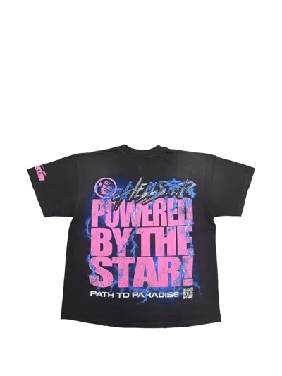 Hellstar Studios Brain Helmet "black" T-shirt In Black