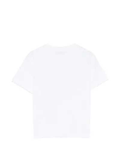 Msgm Logo T-shirt In White