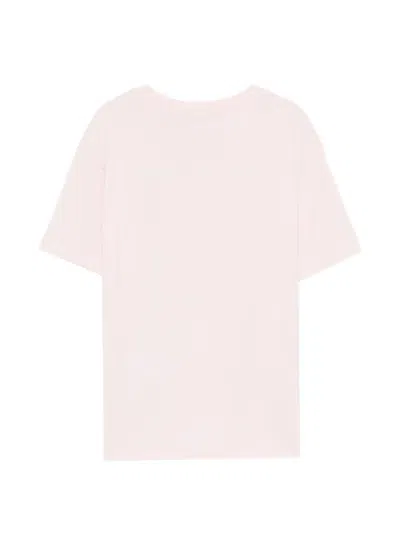 Msgm Logo-print T-shirt In Pink