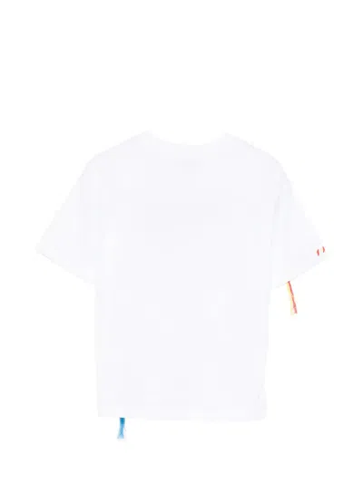 Msgm Logo-print T-shirt In White