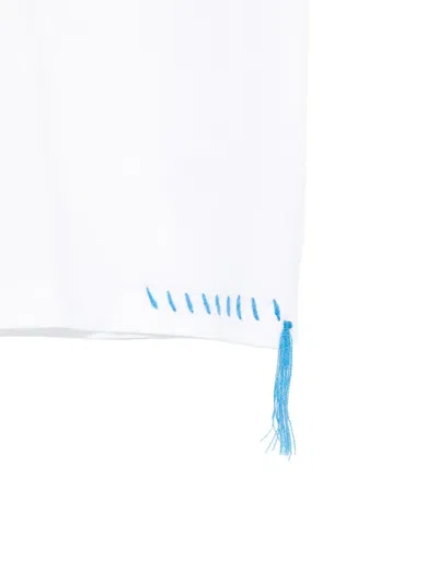 Msgm Logo-print T-shirt In White