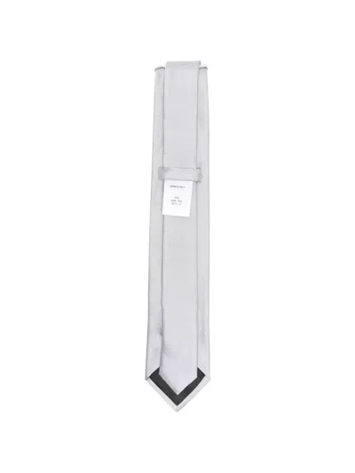 Givenchy Plain Bow-detail Tie In White