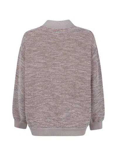 D Exterior D. Exterior Crystal Plot Bomber Jacket In Gray