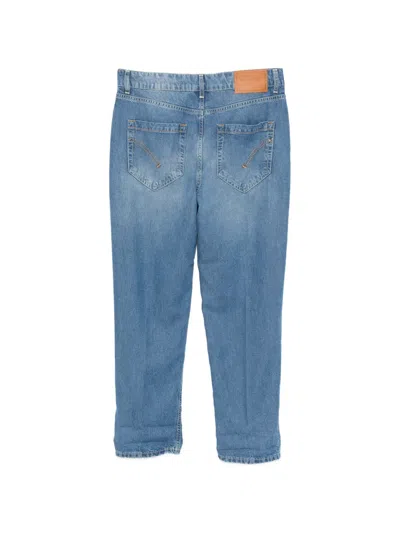 Dondup Belt-loop Buttoned Jeans In Black