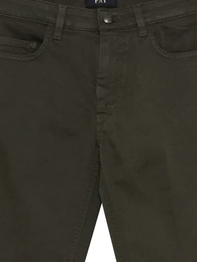 Fay Button-fastening Jeans In Black