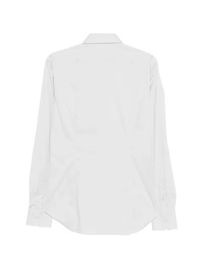 Xacus Buttoned Long-sleeve Shirt In White