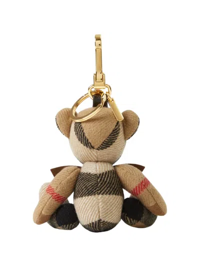 Burberry Is Thomas Check Keyring In Brown