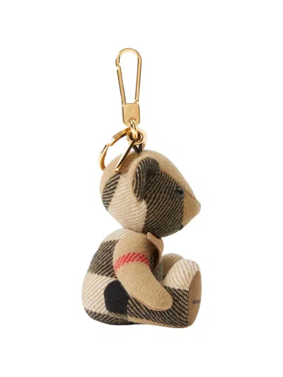 Burberry Is Thomas Check Keyring In Brown