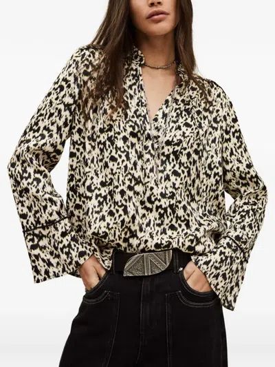 Ba&sh Pia Patterned Blouse In Multi