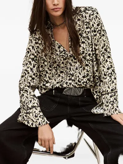 Ba&sh Pia Patterned Blouse In Multi