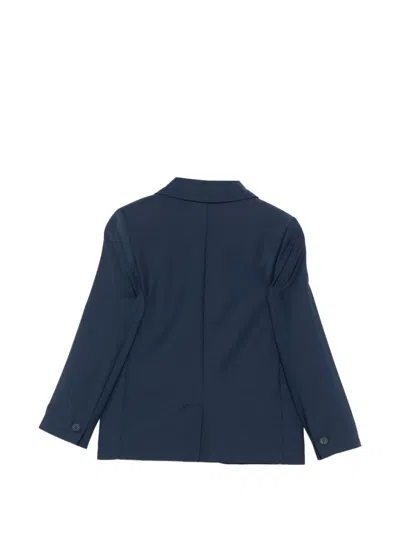 Fay Buttoned Blazer In Blue