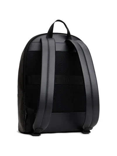 Tommy Hilfiger Geometric Backpack In Black
