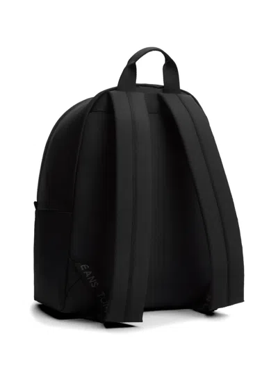 Tommy Hilfiger Pocket Logo Backpack In Black
