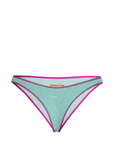Maison Close Panorama Briefs In Green