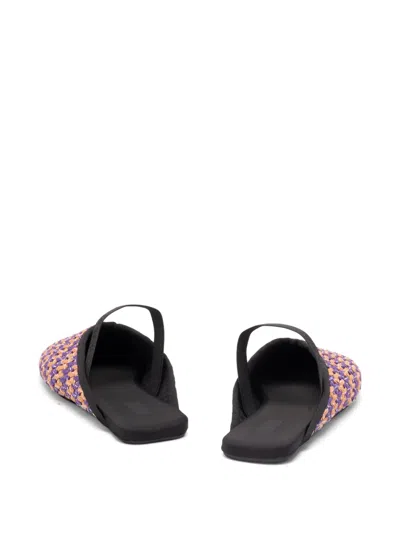 Flowze Strap-detail Mules In Multi