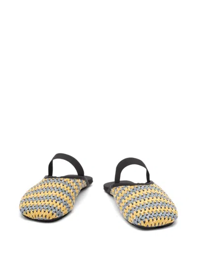 Flowze Strap-detail Mules In Multi