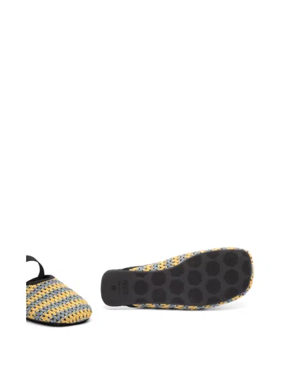 Flowze Strap-detail Mules In Multi