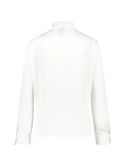 Marccain Ruffled Blouse In White