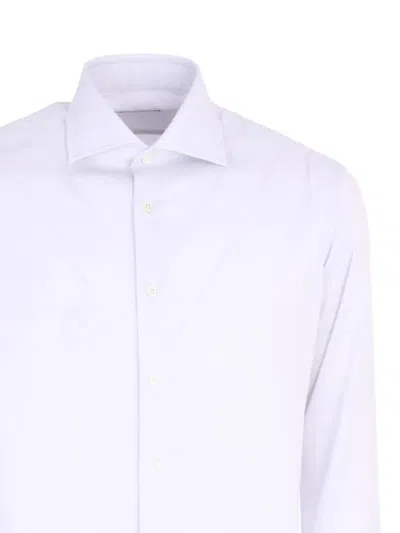 Tombolini Pattern Button Shirt In White