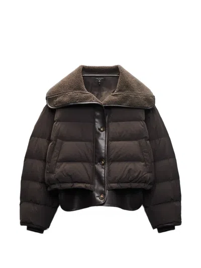 Rag & Bone Gloria Puffer Jacket In Brown