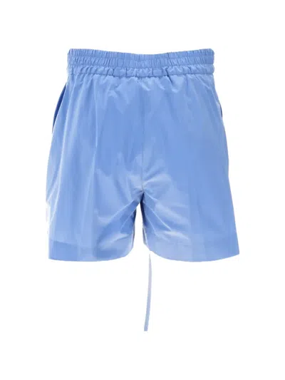 P.a.r.o.s.h Tailored Shorts Featuring Practical Side Pockets In Blue