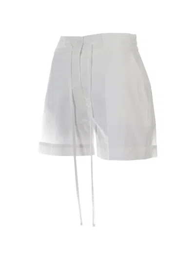 P.a.r.o.s.h Drawstring Shorts In White