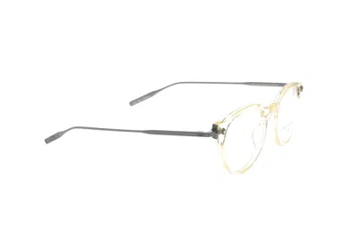 Barton Perreira Eugene Oval Frame Glasses In White