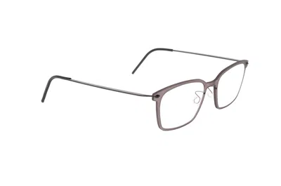 Lindberg 6536 Rectangular-frame Glasses In Purple