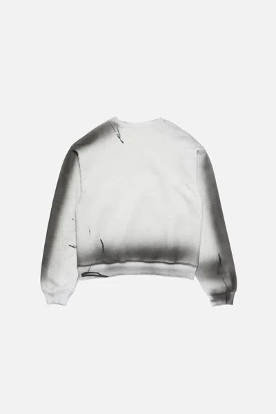 Acne Studios Graphic-print Sweatshirt In White