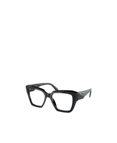 Prada Logo Flat Mirror In Neutral