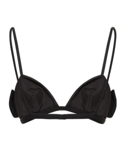 Valentino Triangle Bra In Black