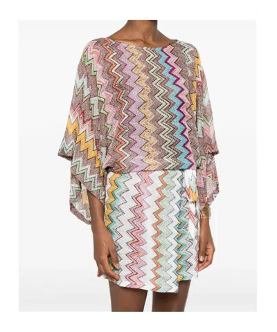 Missoni Zigzag Blouse In Multi