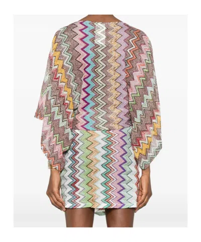 Missoni Zigzag Blouse In Multi