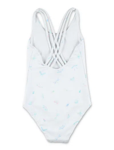 Dior Patterned One-piece Swimsuit In Black