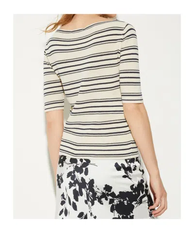 Maxco. Crepe Knitted T-shirt In Multi
