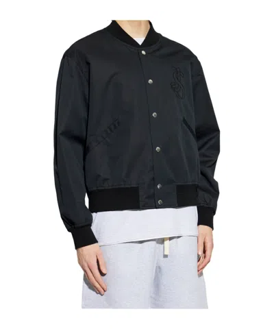 Jil Sander Long Sleeve Jacket In Black
