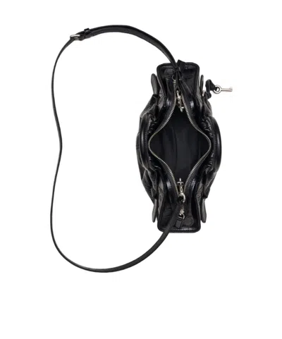Marc Jacobs The Cristina Small Satchel Leather Cross-body Bag In Black