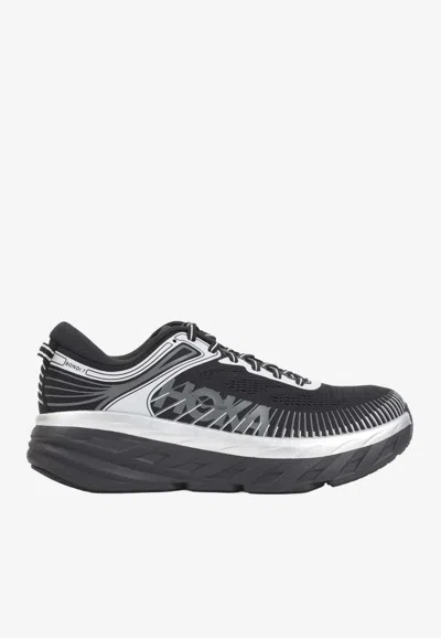 Hoka Mens  Bondi 7 In Black