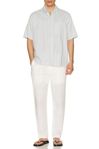 Onia Air Linen Pull-on Pant In White