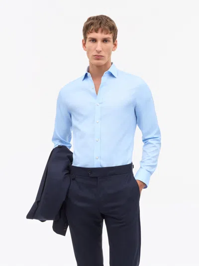 Tiger Of Sweden Adley C Herringbone Shirt In Blue