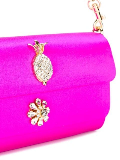 Shop Dolce & Gabbana Dorine Clutch - Pink