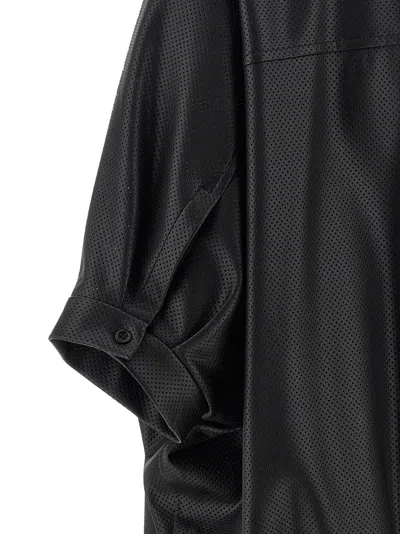 Nude Openwork Zip-up Jacket In Black