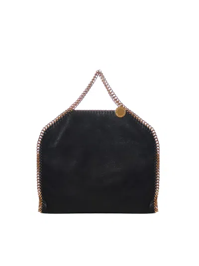 Stella Mccartney Falabella Fold Over Tote Shoulder Bag In Black